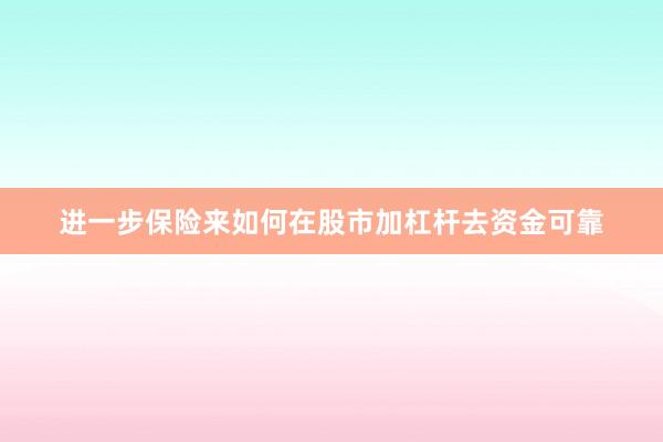 进一步保险来如何在股市加杠杆去资金可靠
